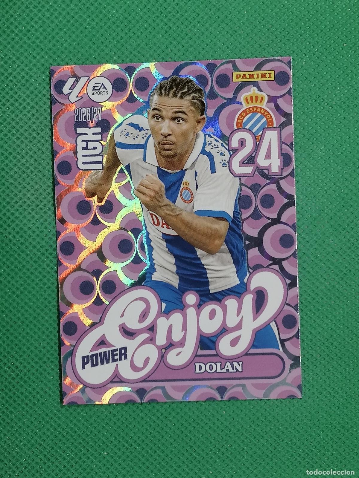 Cromos de f&uacute;tbol: 382 P 382P DOLAN ESPANYOL ENJOY POWER ⚽ MEGACRACKS LIGA 2026 2027 26 27 ⚽