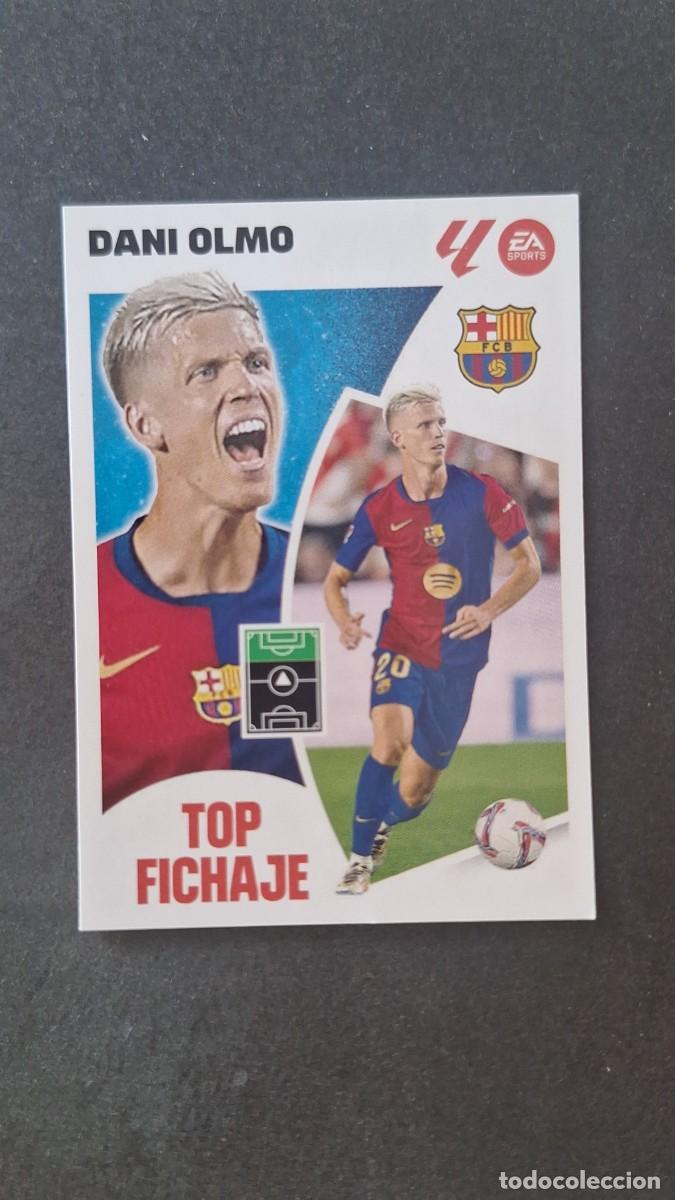Cromos de f&uacute;tbol: L3 DANI OLMO F. C. BARCELONA TOP FICHAJE 67 LIGA ESTE 2024 2025 24 25 SIN PEGAR NUNCA PEGADO