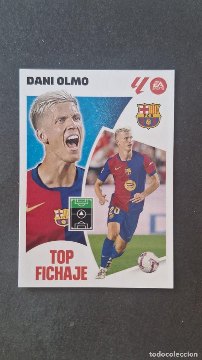 Cromos de f&uacute;tbol: L3 DANI OLMO F. C. BARCELONA TOP FICHAJE 67 LIGA ESTE 2024 2025 24 25 SIN PEGAR NUNCA PEGADO