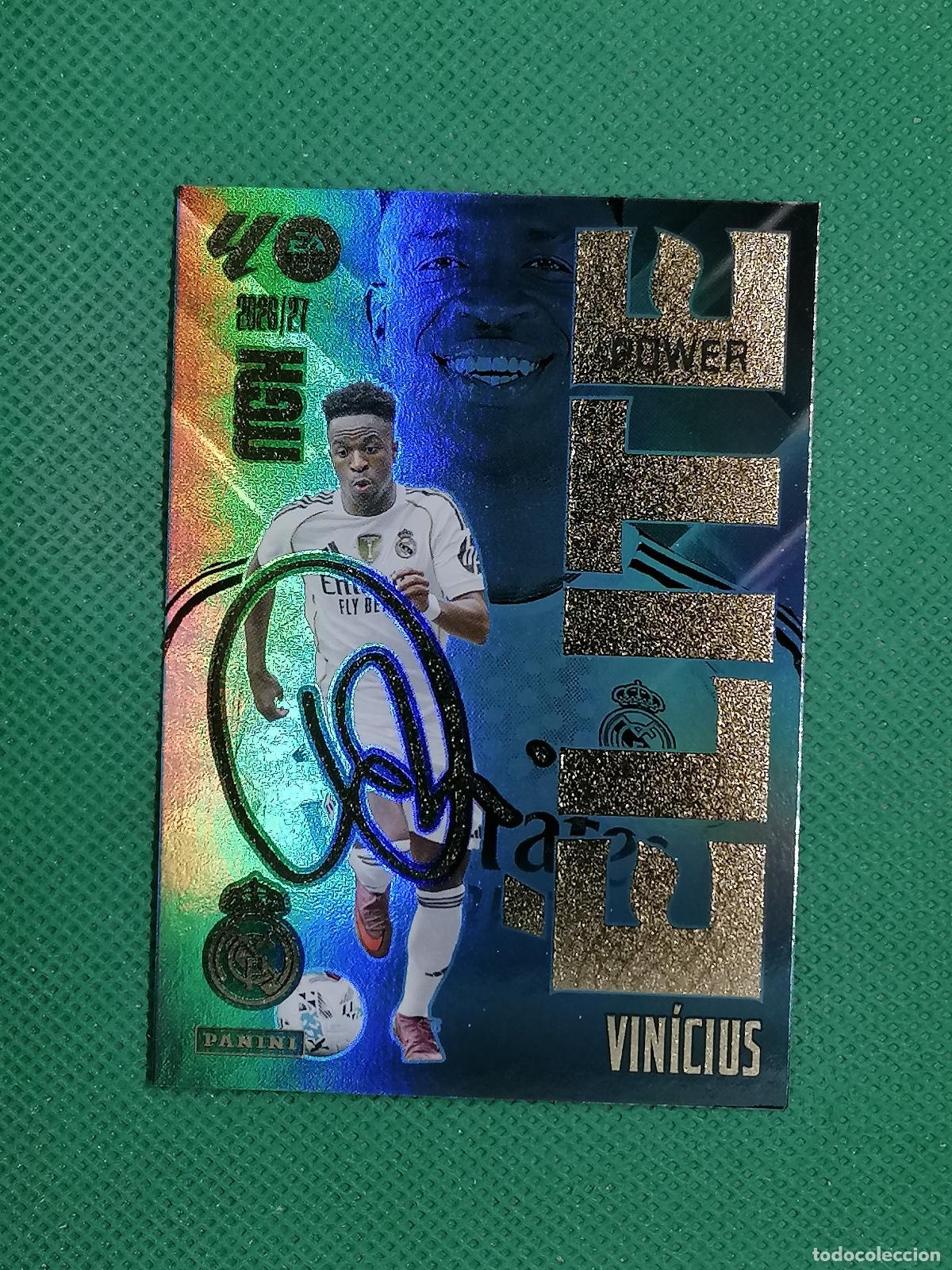 Cromos de f&uacute;tbol: 18 P 18P VINICIUS REAL MADRID ELITE POWER ⚽ MEGACRACKS LIGA 2026 2027 26 27 ⚽