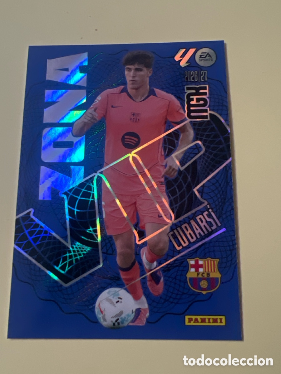 Cromos de f&uacute;tbol: E18. 391 CUBARSI FC BARCELONA ZONA VIP FICHAS ALBUM MEGACRACKS 2026 2027 MGK 26 27