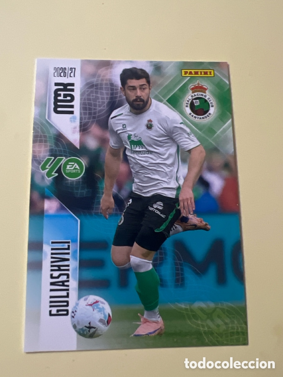 Cromos de f&uacute;tbol: E20. 286 Guliashvili MEGACRACKS MGK 2026 2027 26 27 REAL RACING CLUB DE SANTANDER