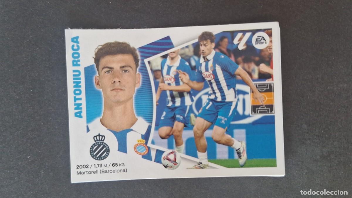 Cromos de f&uacute;tbol: L3 ANTONIU ROCA R.C.D. ESPA&Ntilde;OL MERCADO DE INVIERNO LIGA ESTE 2024 2025 24 25 SIN PEGAR NUNCA PEGADO