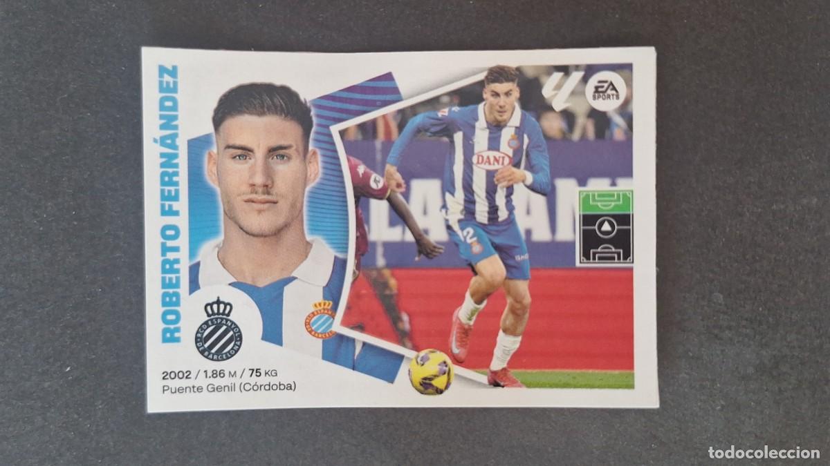 Figurine di Calcio: L3 ROBERTO FERNANDEZ R. C. D. ESPA&Ntilde;OL MERCADO DE INVIERNO LIGA ESTE 2024 2025 24 25 NUNCA PEGADO