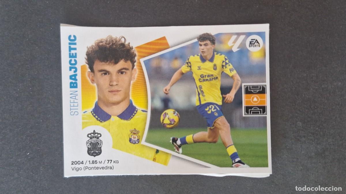 Cromos de f&uacute;tbol: L3 BAJCETIC U. D. LAS PALMAS MERCADO DE INVIERNO LIGA ESTE 2024 2025 24 25 NUNCA PEGADO SIN PEGAR