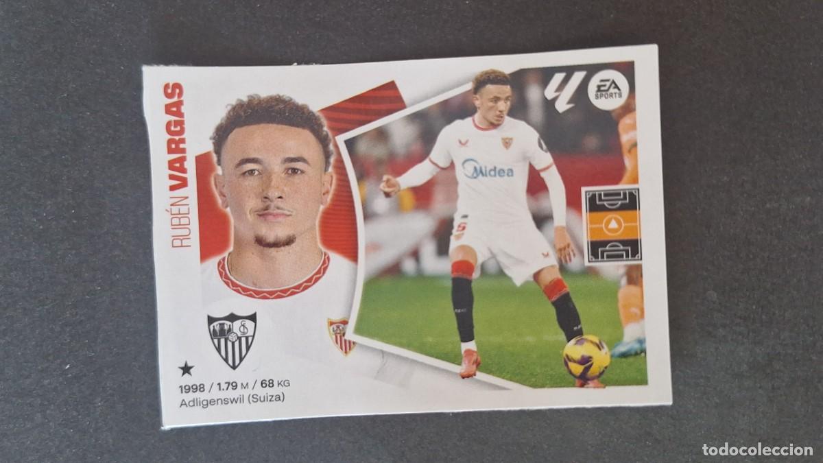 Cromos de f&uacute;tbol: L3 VARGAS SEVILLA F. C. MERCADO DE INVIERNO LIGA ESTE 2024 2025 24 25 NUNCA PEGADO SIN PEGAR