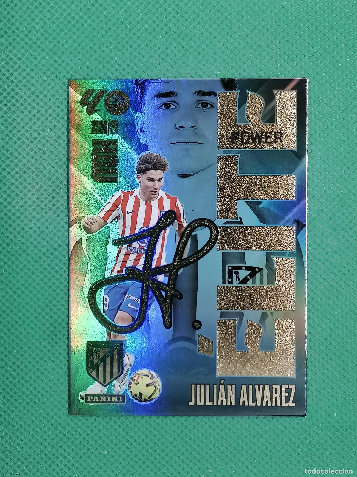 Cromos de f&uacute;tbol: 8 P 8P JULIAN ALVAREZ ATLETICO DE MADRID ELITE POWER ⚽ MEGACRACKS LIGA 2026 2027 26 27 ⚽