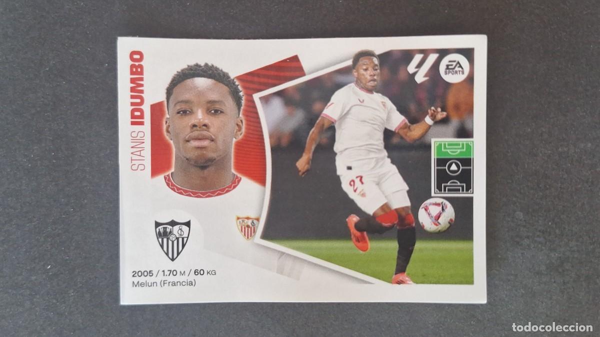 Cromos de f&uacute;tbol: L3 IDUMBO SEVILLA F. C. MERCADO DE INVIERNO LIGA ESTE 2024 2025 24 25 NUNCA PEGADO SIN PEGAR