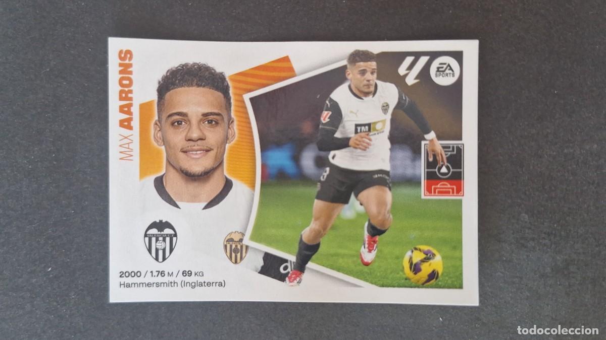 Cromos de f&uacute;tbol: L3 AARONS VALENCIA C. F. MERCADO DE INVIERNO LIGA ESTE 2024 2025 24 25 NUNCA PEGADO SIN PEGAR