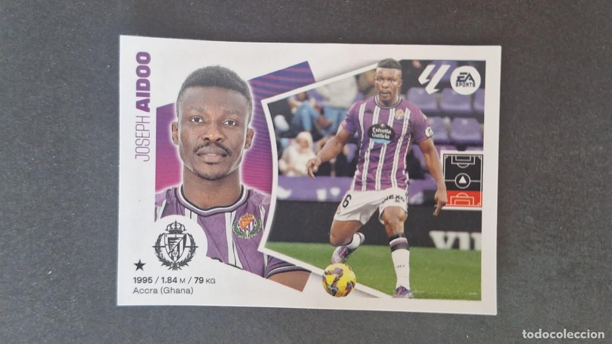 Cromos de f&uacute;tbol: L3 AIDOO REAL VALLADOLID MERCADO DE INVIERNO LIGA ESTE 2024 2025 24 25 NUNCA PEGADO SIN PEGAR