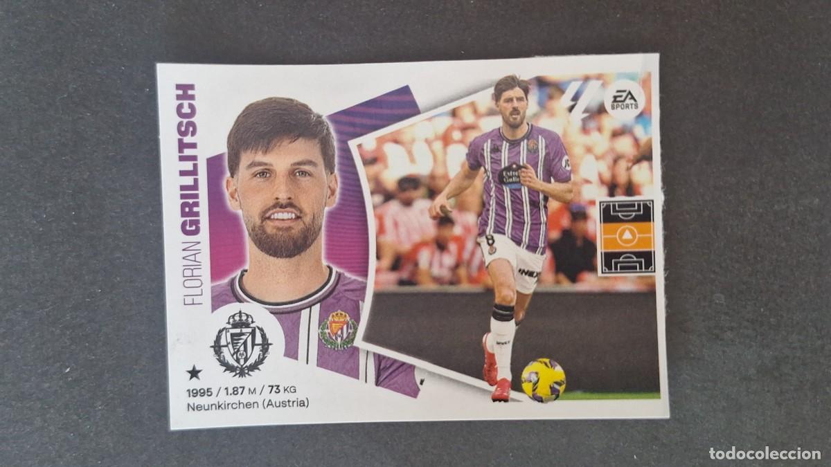Cromos de f&uacute;tbol: L3 GRILLITSCH REAL VALLADOLID MERCADO DE INVIERNO LIGA ESTE 2024 2025 24 25 NUNCA PEGADO SIN PEGAR