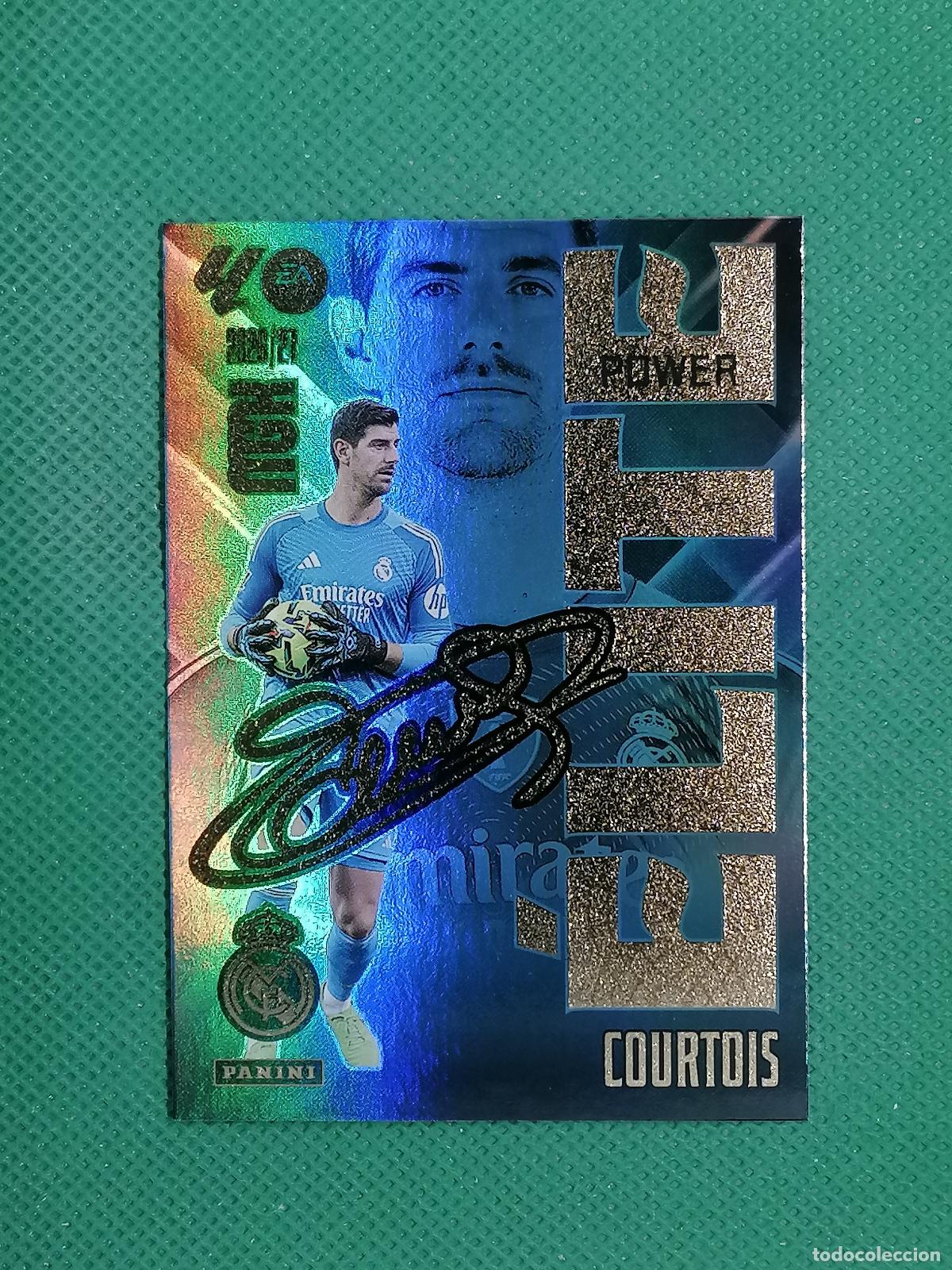 Cromos de f&uacute;tbol: 4 P 4P COURTOIS REAL MADRID ELITE POWER ⚽ MEGACRACKS LIGA 2026 2027 26 27 ⚽