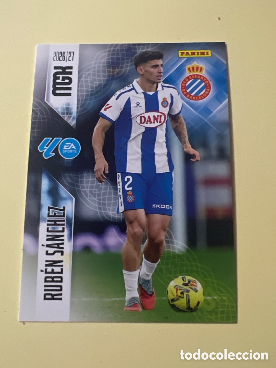 Cromos de f&uacute;tbol: E40. 167 RUBEN SANCHEZ RCD ESPANYOL FICHAS ALBUM MEGACRACKS 2026 2027 MGK 26 27