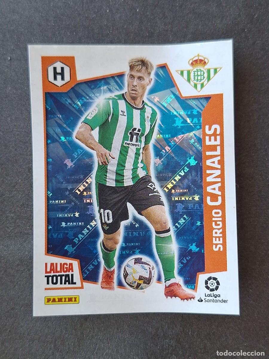 Cromos de f&uacute;tbol: L1 CANALES REAL BETIS HEROES 446 PANINI LA LIGA TOTAL 2022 2023 22 23 SIN PEGAR NUNCA PEGADO