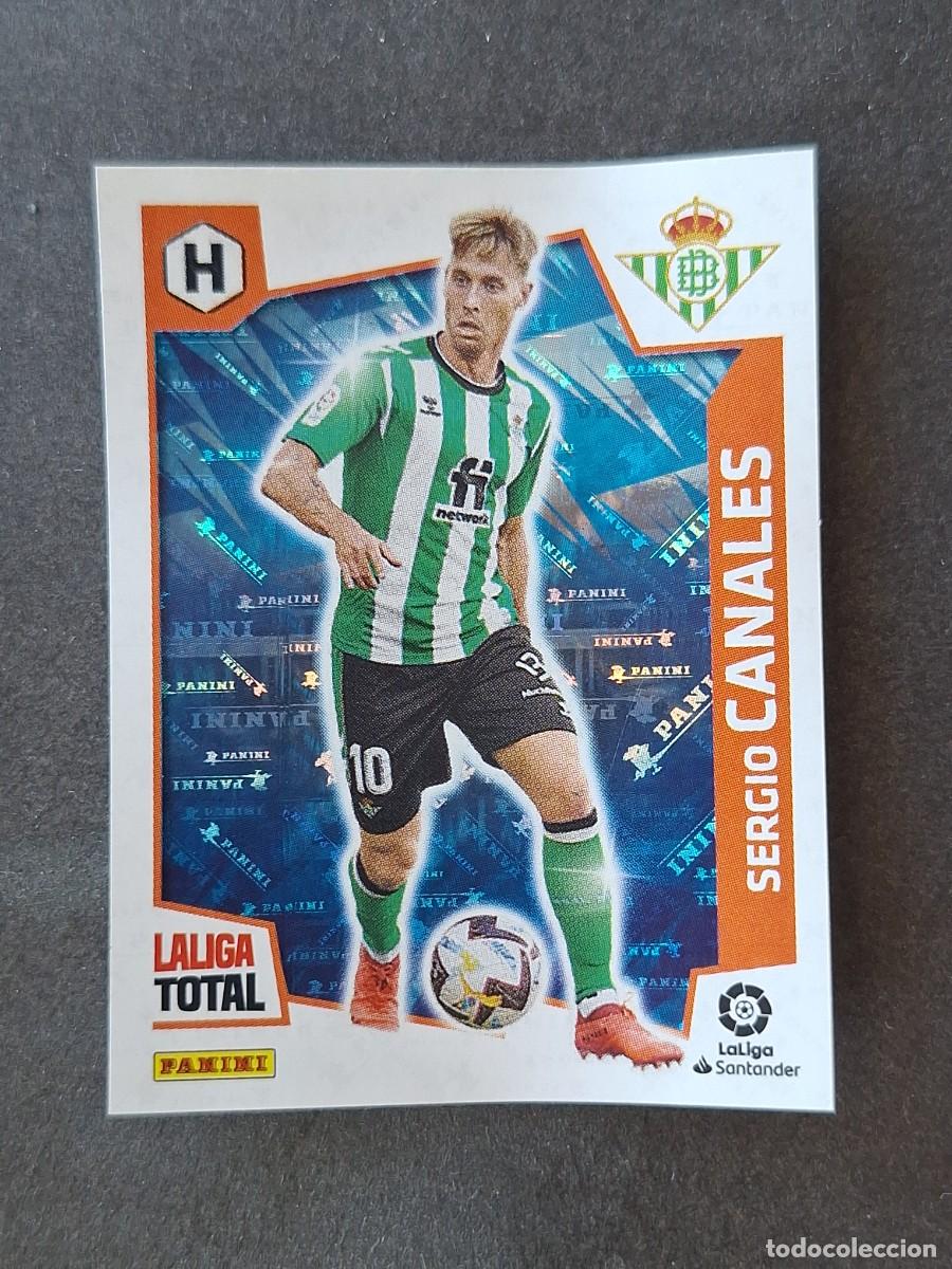 Cromos de f&uacute;tbol: L1 CANALES REAL BETIS HEROES 446 PANINI LA LIGA TOTAL 2022 2023 22 23 SIN PEGAR NUNCA PEGADO