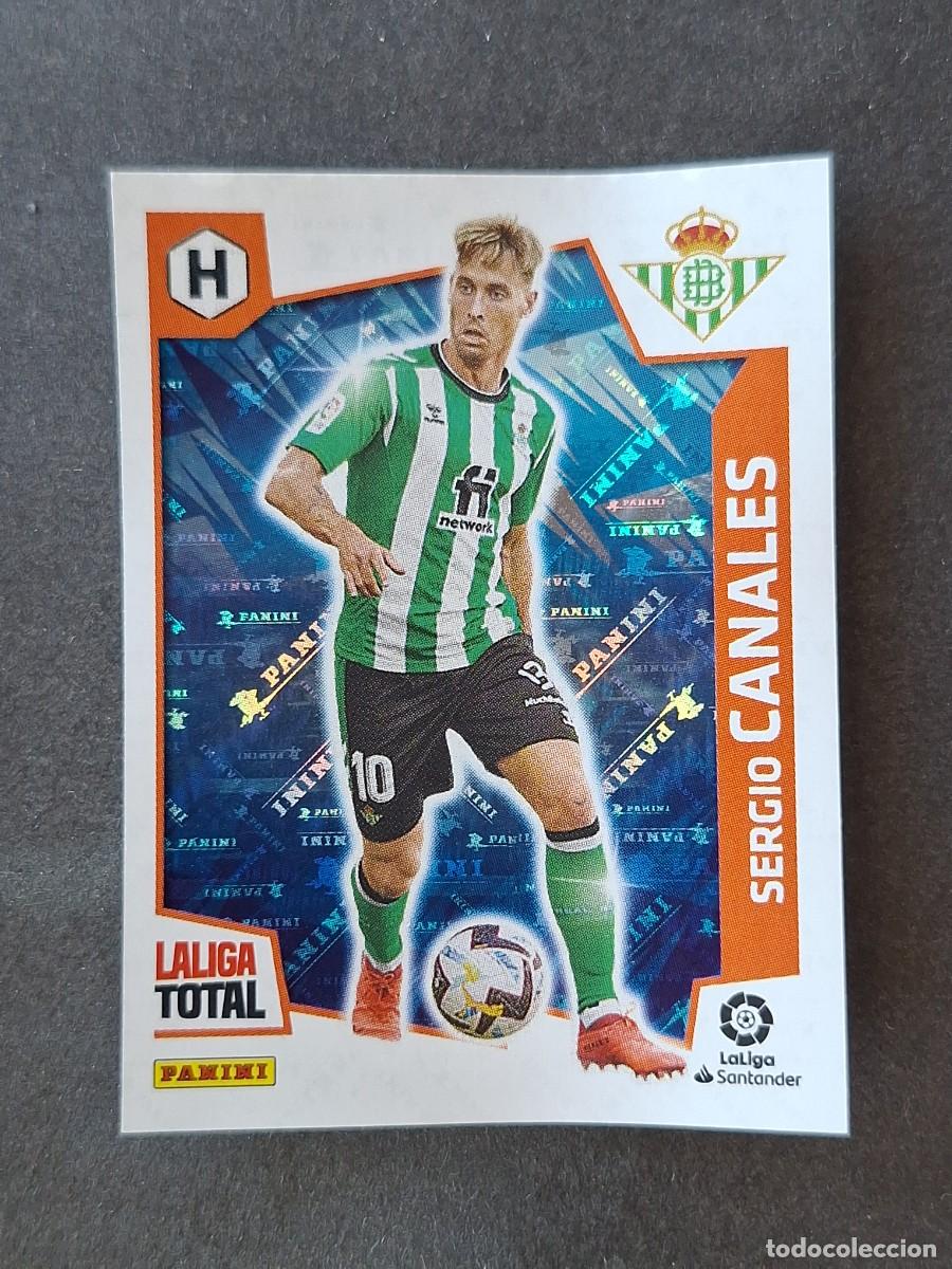 Cromos de f&uacute;tbol: L1 CANALES REAL BETIS HEROES PANINI LA LIGA TOTAL 2022 2023 22 23 SIN PEGAR NUNCA PEGADO