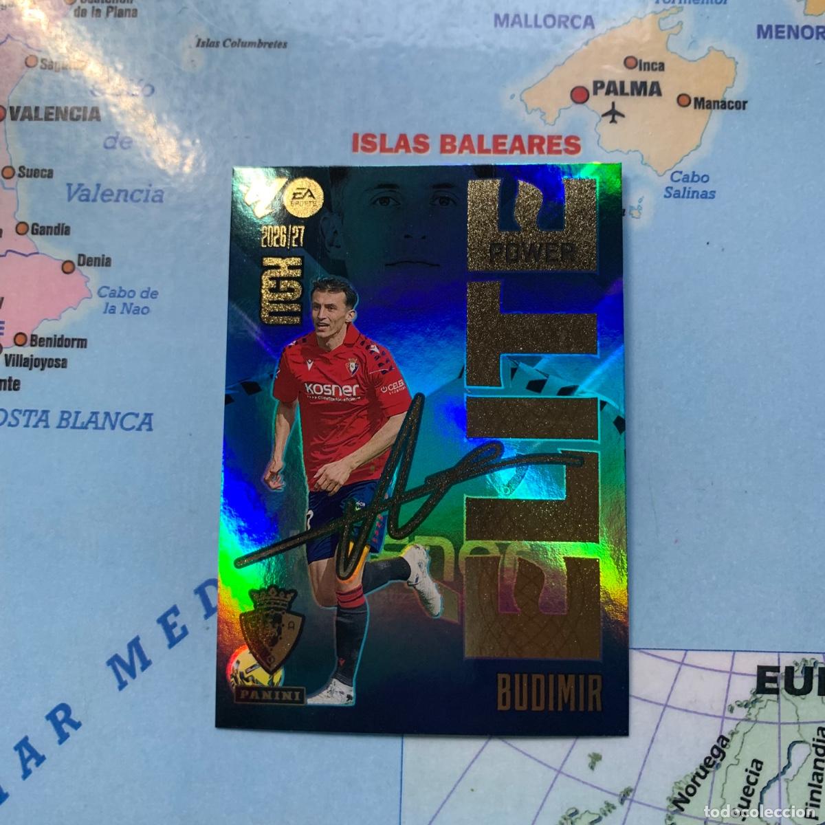 Cromos de f&uacute;tbol: Budimir elite power n&uacute;mero P3 Del Osasuna megacracks 26-27 2026-2027