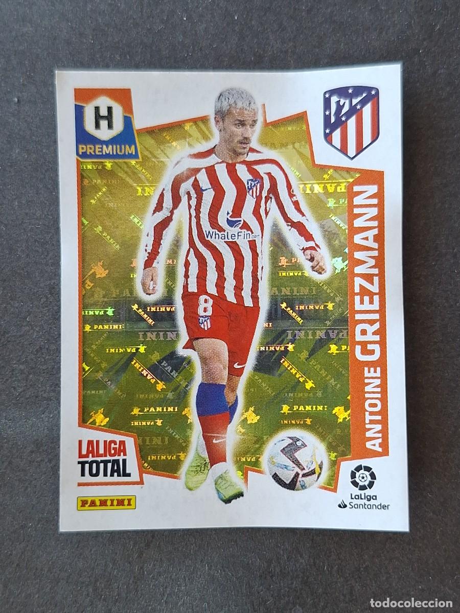Cromos de f&uacute;tbol: L1 GRIEZMANN ATLETICO DE MADRID HEROES PREMIUM 451 PANINI LA LIGA TOTAL 2022 2023 22 23 NUNCA PEGADO
