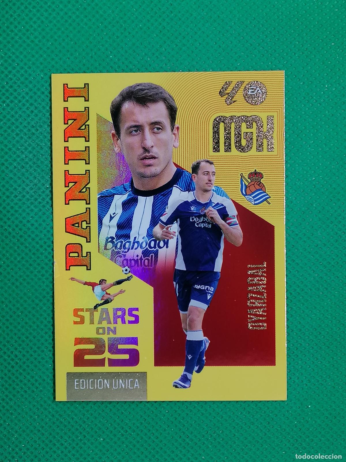 Cromos de f&uacute;tbol: 448 OYARZABAL REAL SOCIEDAD STARS ON 25 EDICION UNICA ⚽ MEGACRACKS LIGA 2026 2027 26 27 ⚽