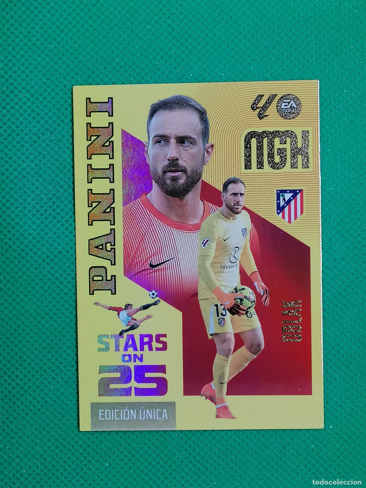 Cromos de f&uacute;tbol: 447 OBLAK ATLETICO DE MADRID STARS ON 25 EDICION UNICA ⚽ MEGACRACKS LIGA 2026 2027 26 27 ⚽