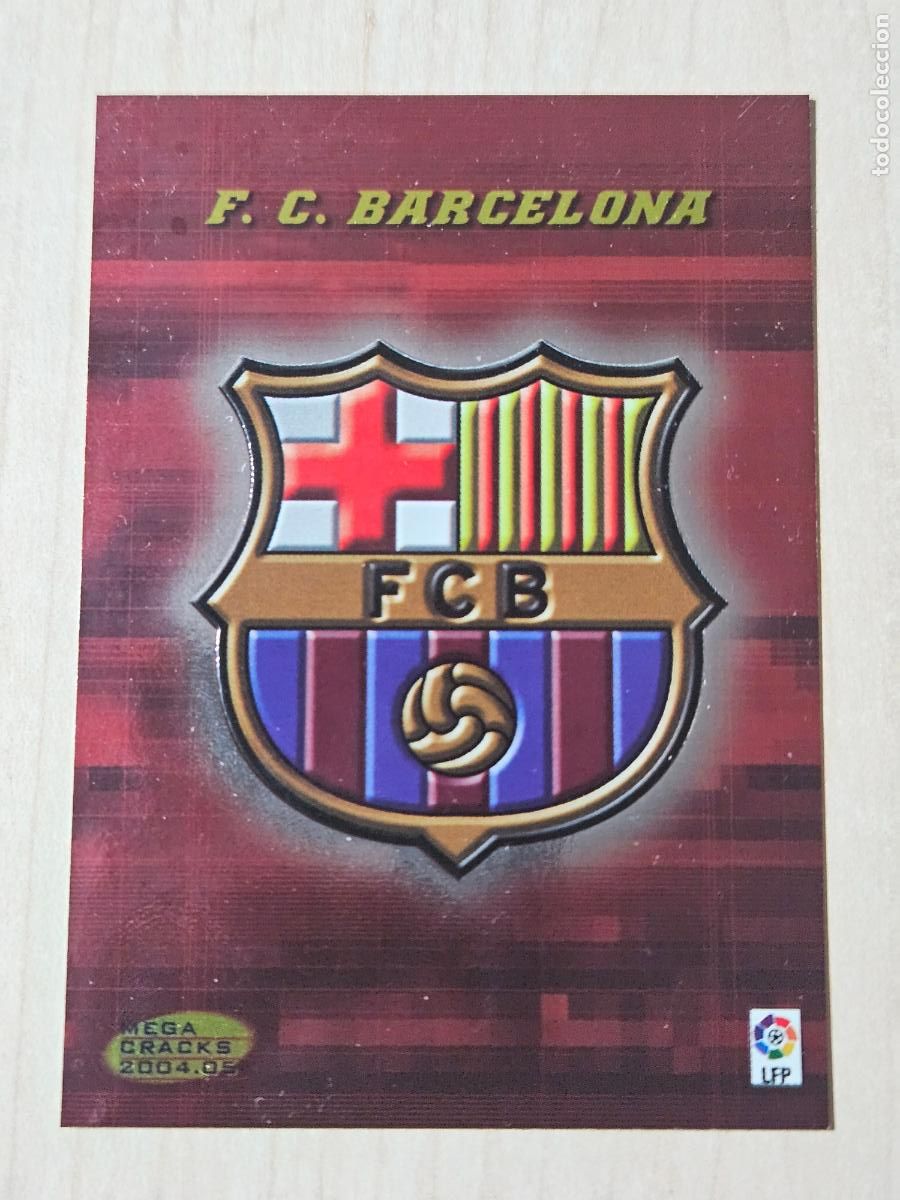 Cromos de f&uacute;tbol: CROMO N&ordm; 55 ESCUDO - MEGACRACKS 2004 05 - BARCELONA