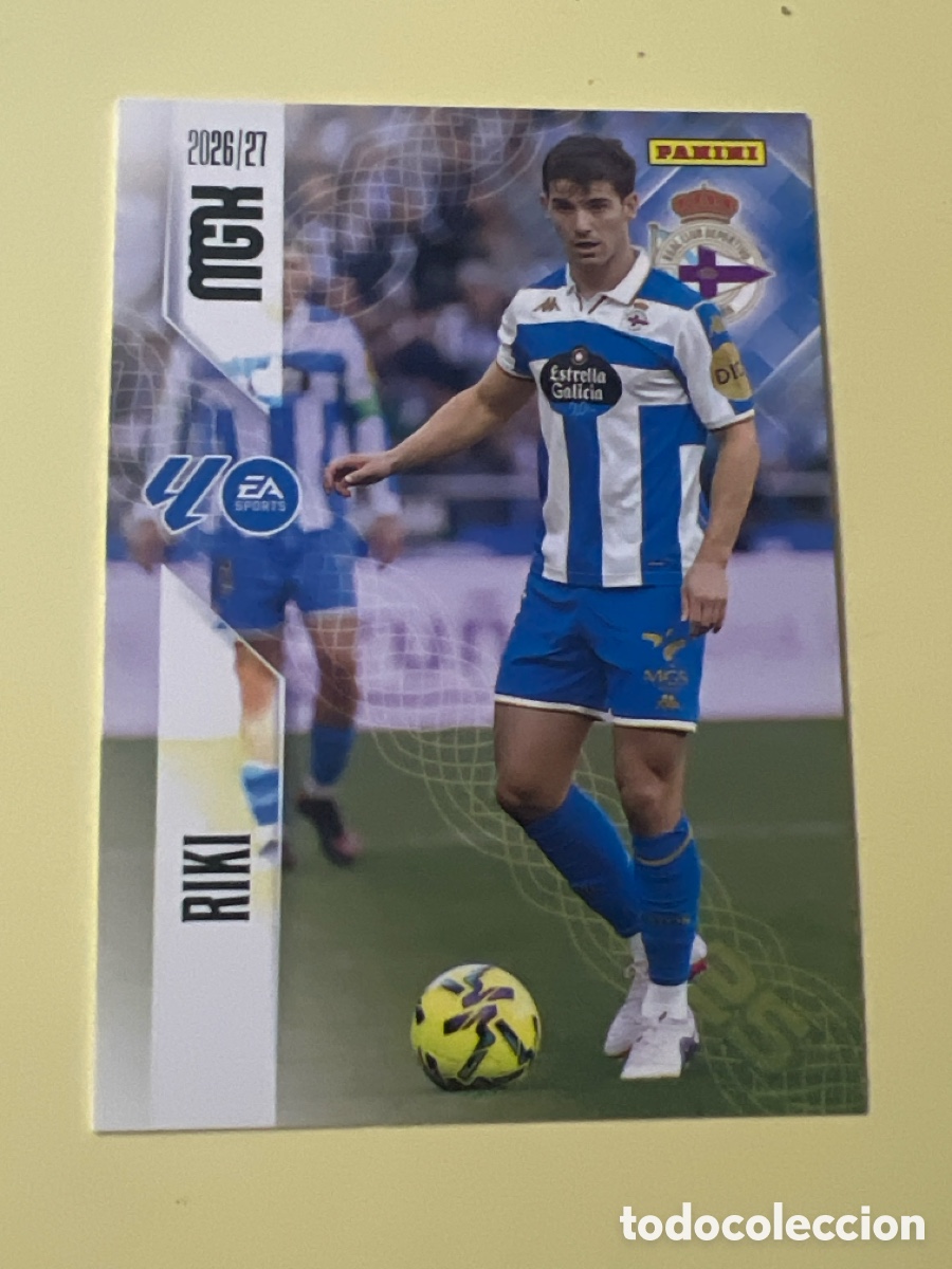 Cromos de f&uacute;tbol: C46. 137 RIKI - DEPORTIVO - FICHAS ALBUM MEGACRACKS 2026 2027 MGK 26 27