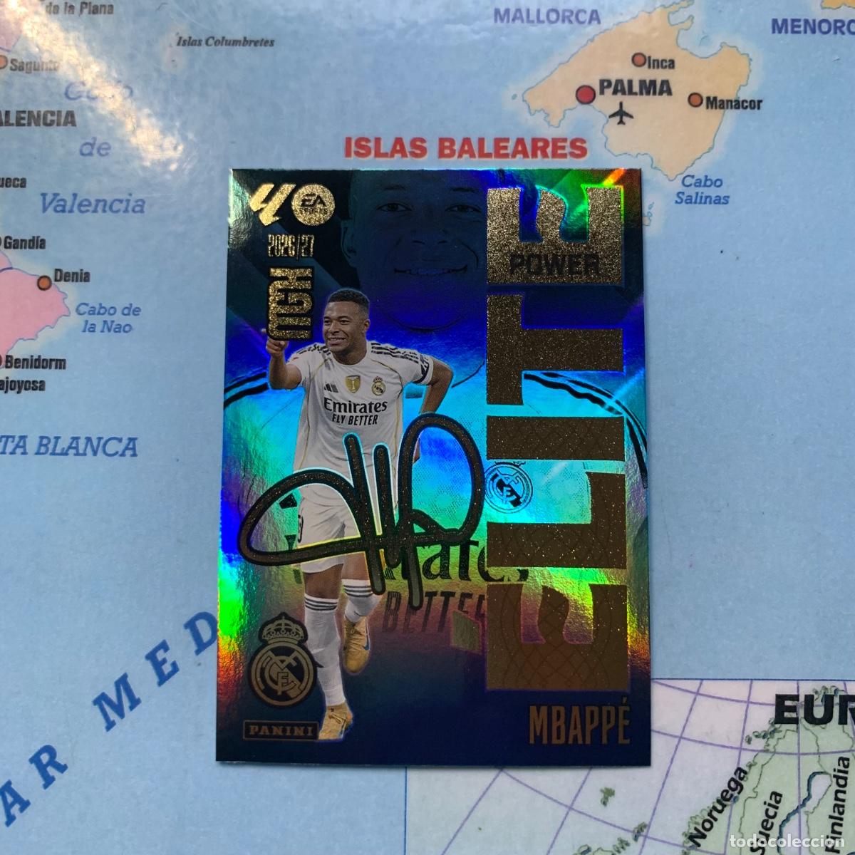 Cromos de f&uacute;tbol: Mbappe elite power n&uacute;mero P10 Del Real Madrid megacracks 26-27 2026-2027