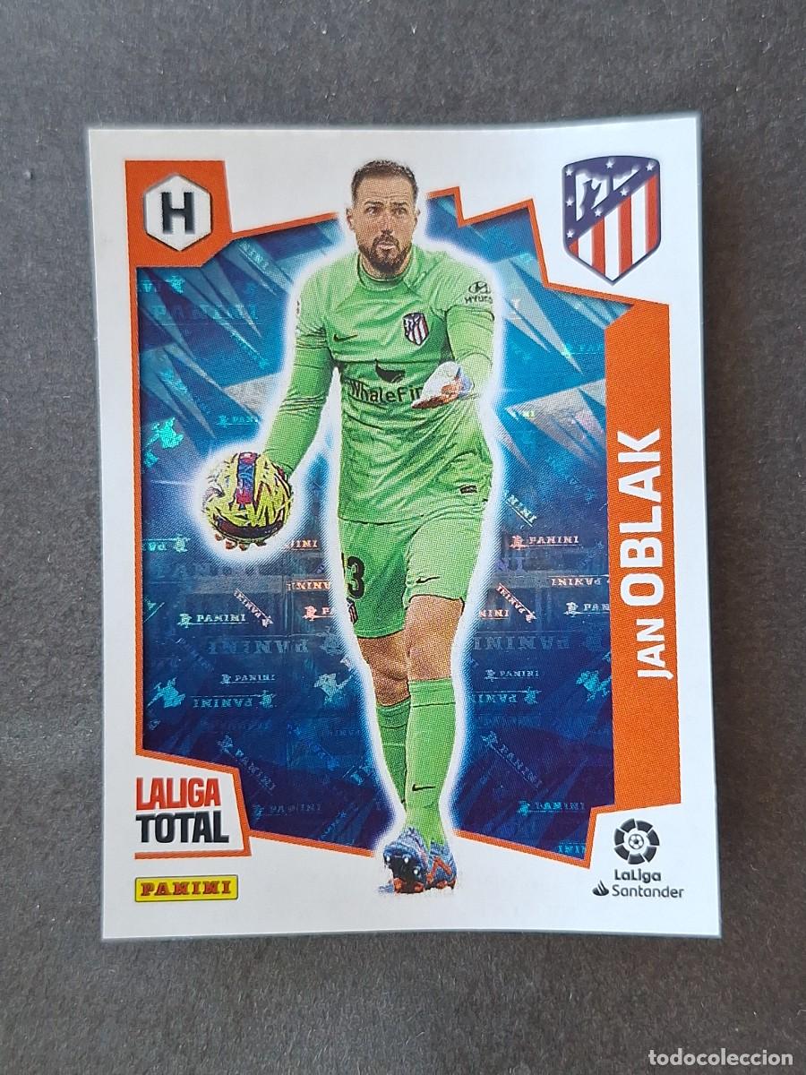 Cromos de f&uacute;tbol: L2 OBLAK ATLETICO DE MADRID HEROES 458 PANINI LA LIGA TOTAL 2022 2023 22 23 NUNCA PEGADO