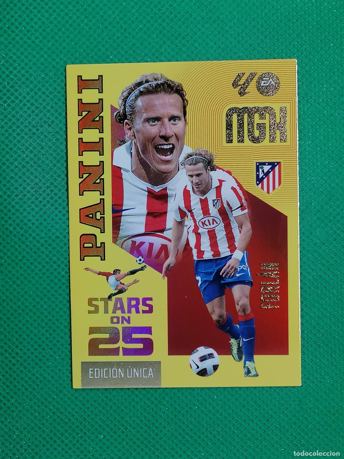 Cromos de f&uacute;tbol: 439 DIEGO FORLAN ATLETICO DE MADRID STARS ON 25 EDICION UNICA ⚽ MEGACRACKS LIGA 2026 2027 26 27 ⚽