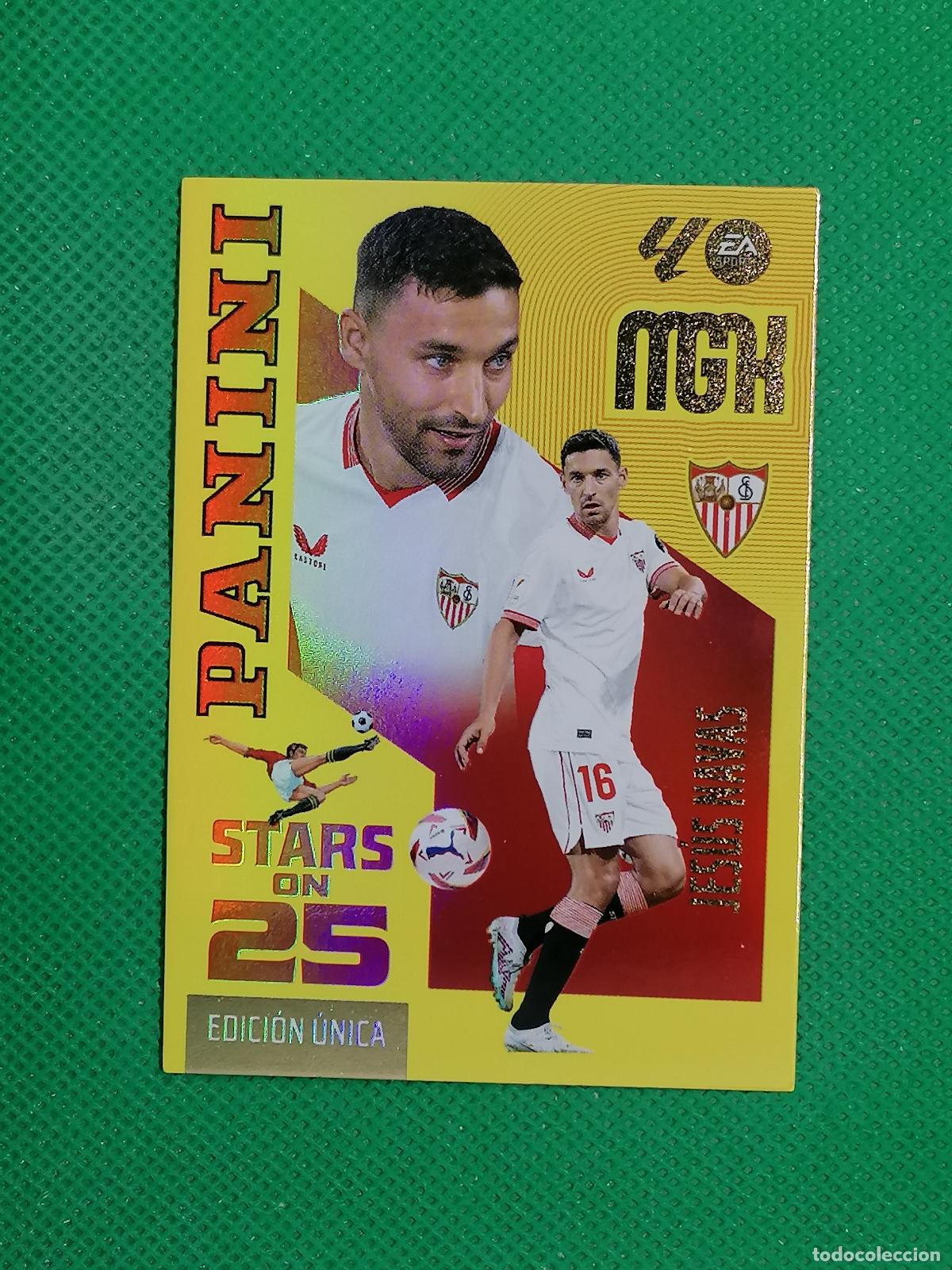 Cromos de f&uacute;tbol: 437 JESUS NAVAS STARS ON 25 EDICION UNICA ⚽ MEGACRACKS LIGA 2026 2027 26 27 ⚽