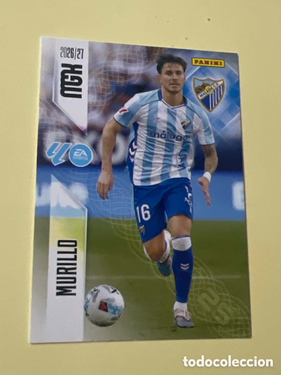 Football Stickers: E52. 239 MURILLO - M&Aacute;LAGA C.F. FICHAS ALBUM MEGACRACKS 2026 2027 MGK 26 27
