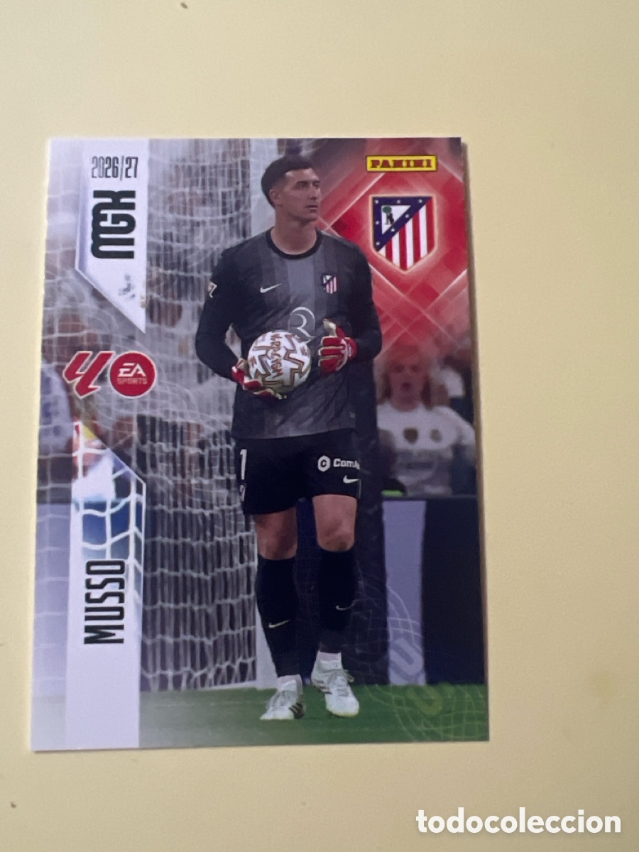 Cromos de f&uacute;tbol: E58. 57 MUSSO ATL&Eacute;TICO DE MADRID MEGACRACKS MGK 26 27 PANINI 2026 2027