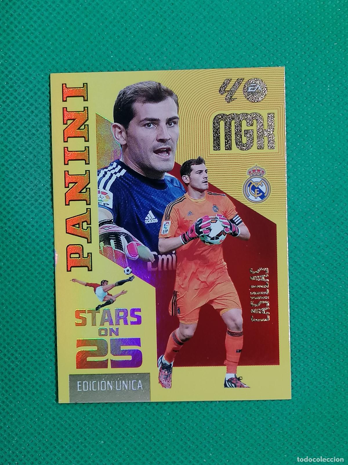 Cromos de f&uacute;tbol: 428 CASILLAS REAL MADRID STARS ON 25 EDICION UNICA ⚽ MEGACRACKS LIGA 2026 2027 26 27 ⚽