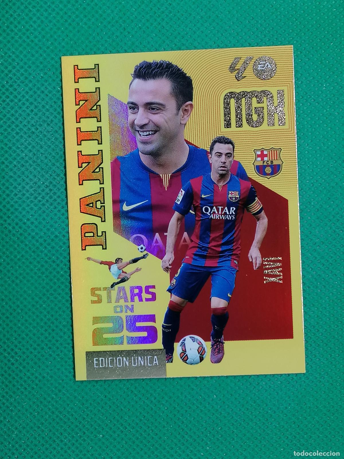 Cromos de f&uacute;tbol: 427 XAVI BARCELONA STARS ON 25 EDICION UNICA ⚽ MEGACRACKS LIGA 2026 2027 26 27 ⚽