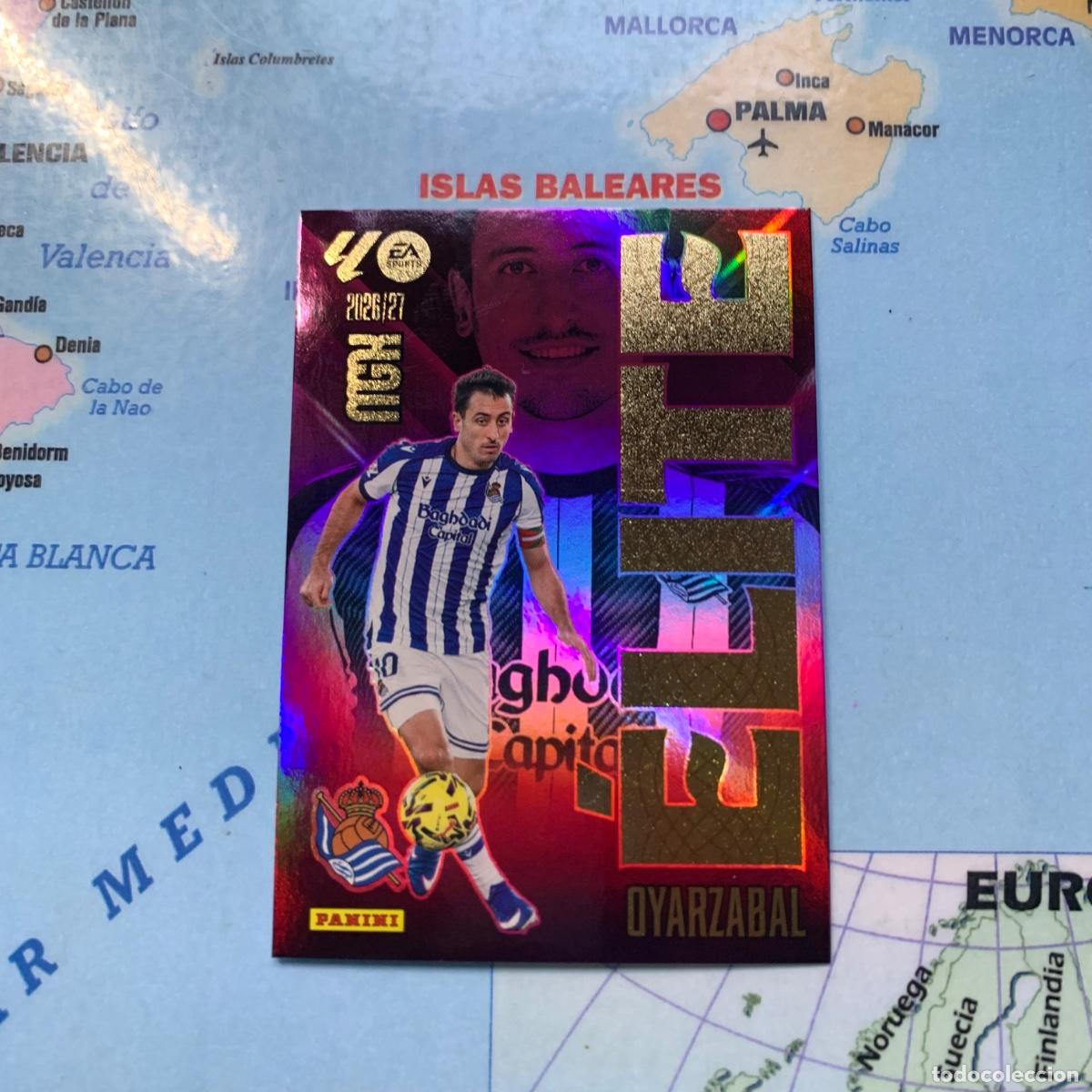 Cromos de f&uacute;tbol: Oyarzabal elite n&uacute;mero 13 De la Real Sociedad megacracks 26-27 2026-2027
