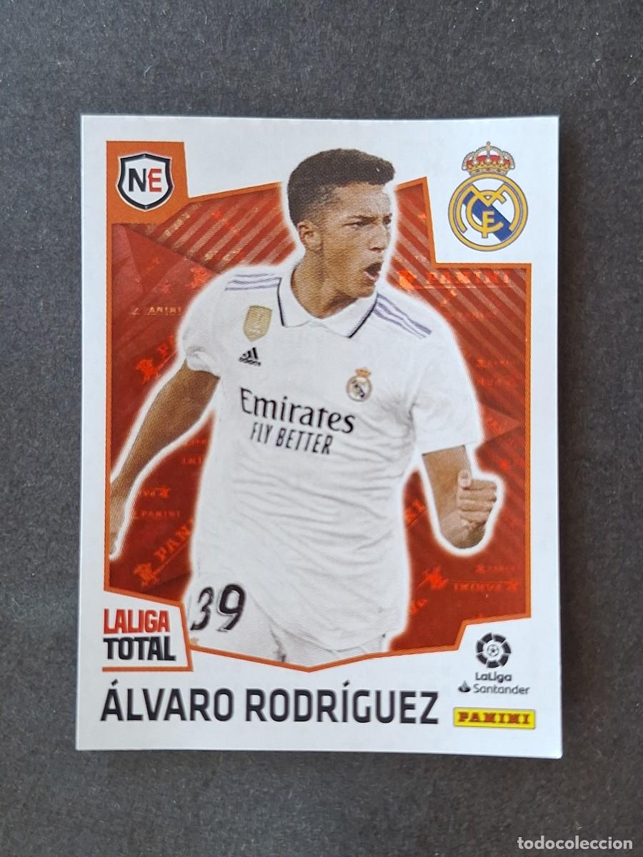 Cromos de f&uacute;tbol: L2 ALVARO RODRIGUEZ REAL MADRID NEW ERA 467 PANINI LA LIGA TOTAL 2022 2023 22 23 NUNCA PEGADO