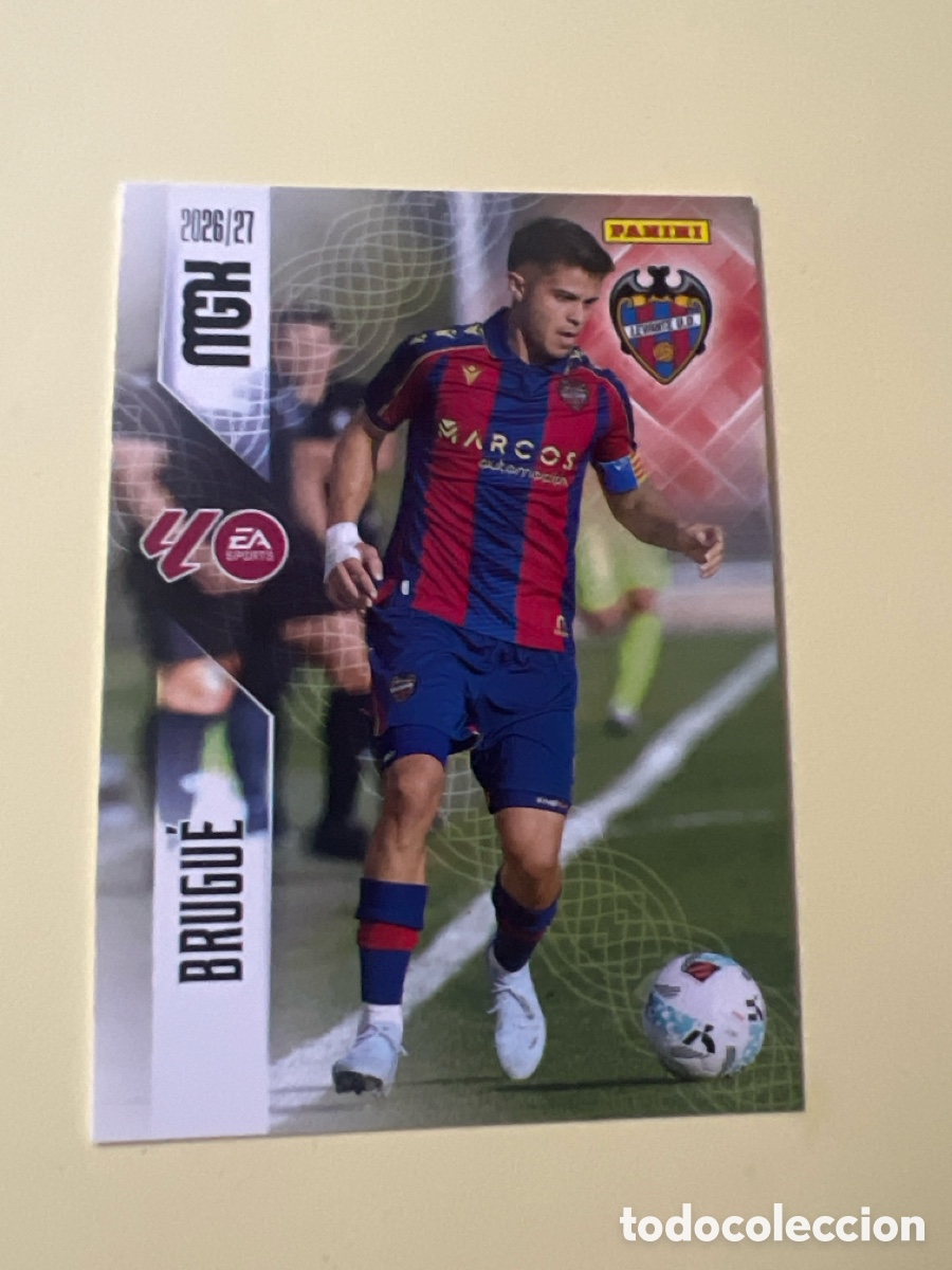 Cromos de f&uacute;tbol: E60. BRUGUE 213 - LEVANTE - FICHAS ALBUM MEGACRACKS 2026 2027 MGK 26 27