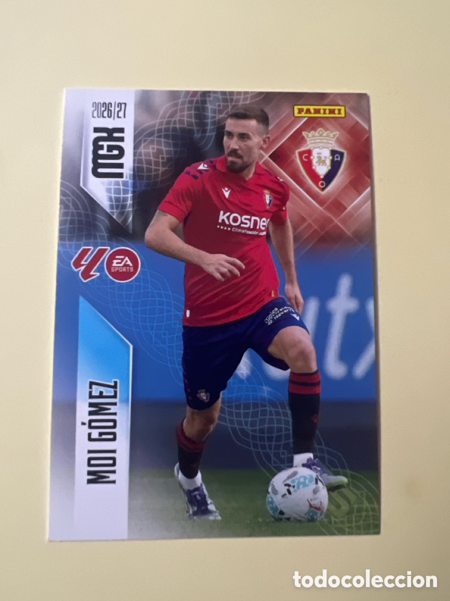 Cromos de f&uacute;tbol: E61. 264 MOI GOMEZ CA OSASUNA FICHAS ALBUM MEGACRACKS 2026 2027 MGK 26 27