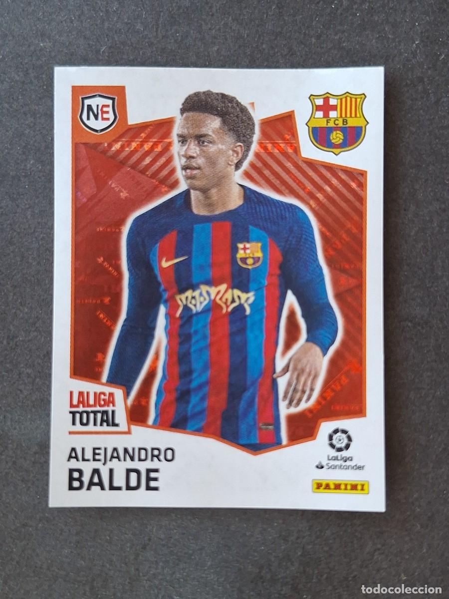 Cromos de f&uacute;tbol: L2 BALDE F. C. BARCELONA NEW ERA 469 PANINI LA LIGA TOTAL 2022 2023 22 23 NUNCA PEGADO