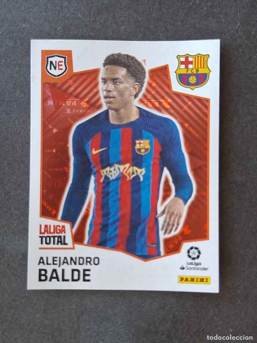 Cromos de f&uacute;tbol: L2 BALDE F. C. BARCELONA NEW ERA 469 PANINI LA LIGA TOTAL 2022 2023 22 23 NUNCA PEGADO