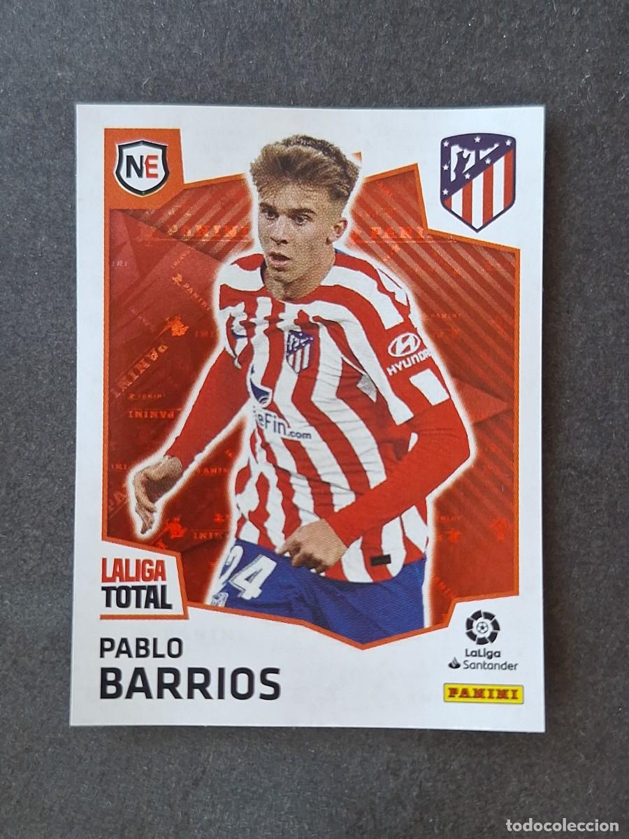 Cromos de f&uacute;tbol: L2 BARRIOS ATLETICO DE MADRID NEW ERA 470 PANINI LA LIGA TOTAL 2022 2023 22 23 NUNCA PEGADO