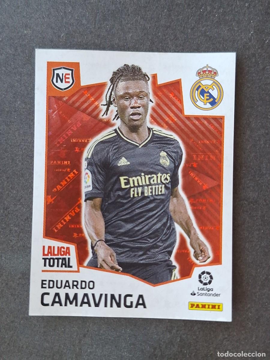 Cromos de f&uacute;tbol: L2 CAMAVINGA REAL MADRID NEW ERA 471 PANINI LA LIGA TOTAL 2022 2023 22 23 NUNCA PEGADO