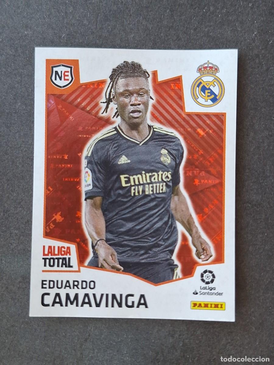 Cromos de f&uacute;tbol: L2 CAMAVINGA REAL MADRID NEW ERA 471 PANINI LA LIGA TOTAL 2022 2023 22 23 NUNCA PEGADO