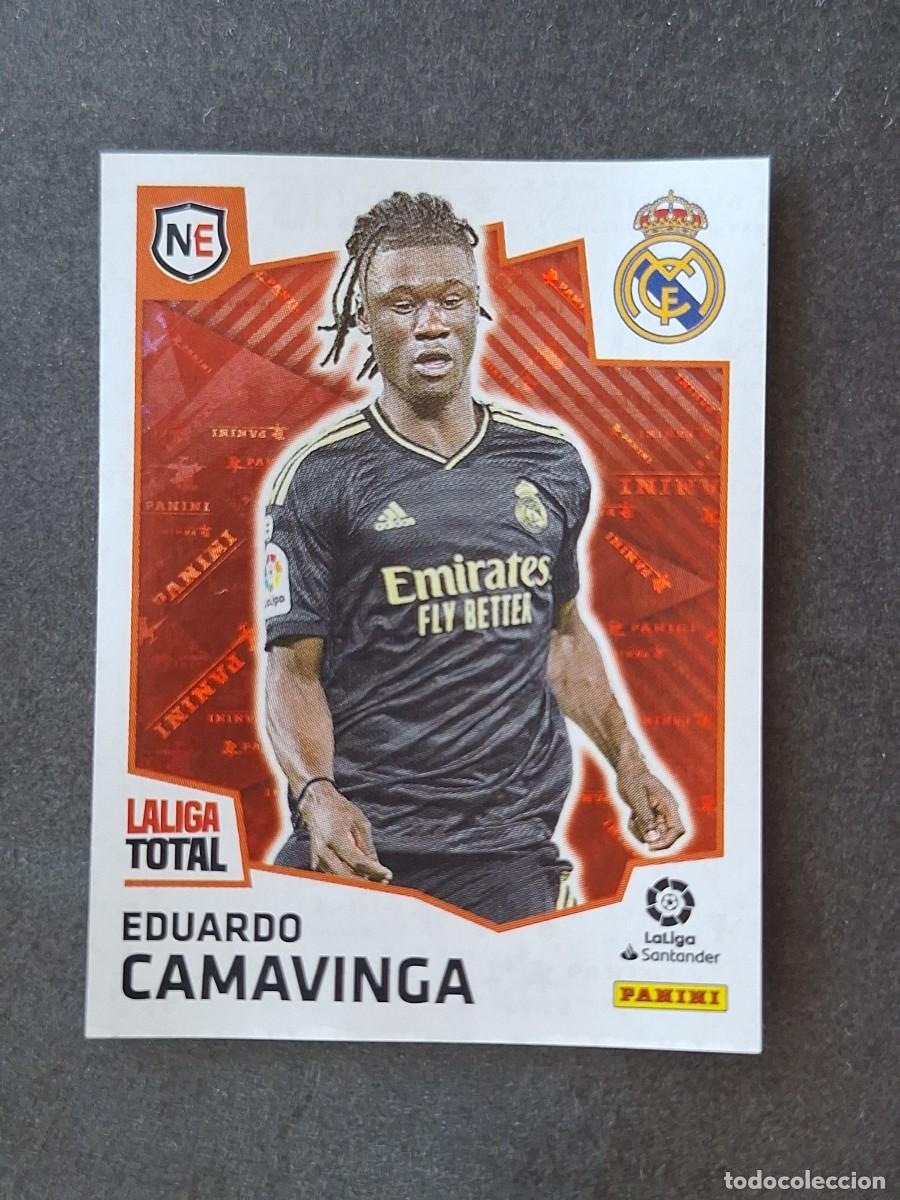 Cromos de f&uacute;tbol: L2 CAMAVINGA REAL MADRID NEW ERA 471 PANINI LA LIGA TOTAL 2022 2023 22 23 NUNCA PEGADO