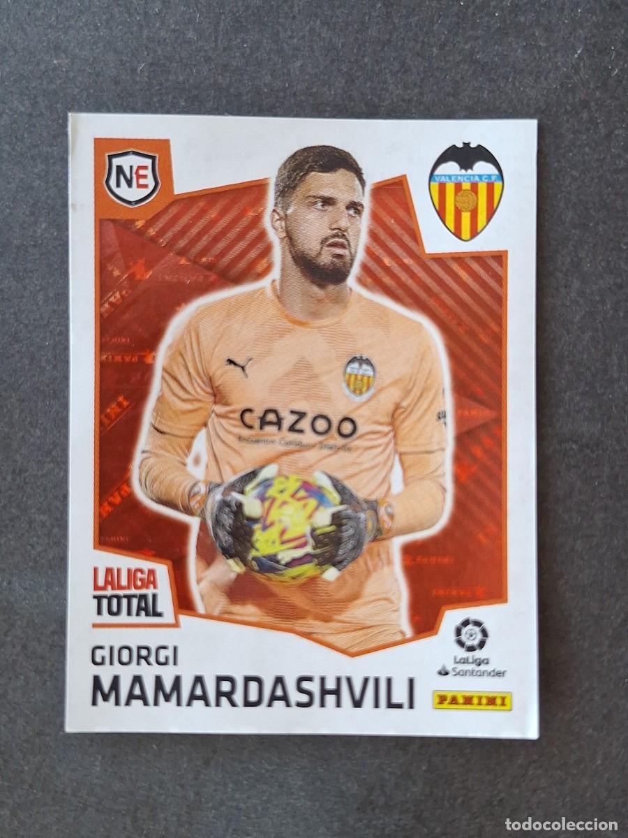 Football Stickers: L2 MAMARDASHVILI VALENCIA C. F. NEW ERA 479 PANINI LA LIGA TOTAL 2022 2023 22 23 NUNCA PEGADO