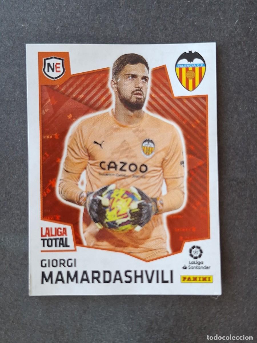 Football Stickers: L2 MAMARDASHVILI VALENCIA C. F. NEW ERA 479 PANINI LA LIGA TOTAL 2022 2023 22 23 NUNCA PEGADO
