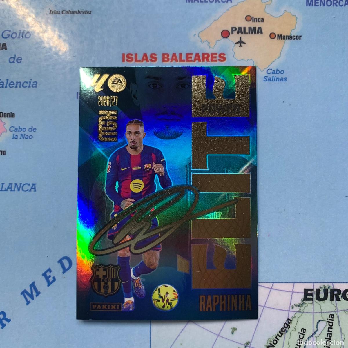 Football Stickers: Raphinha elite power n&uacute;mero P16 Del Barcelona megacracks 26-27 2026-2027