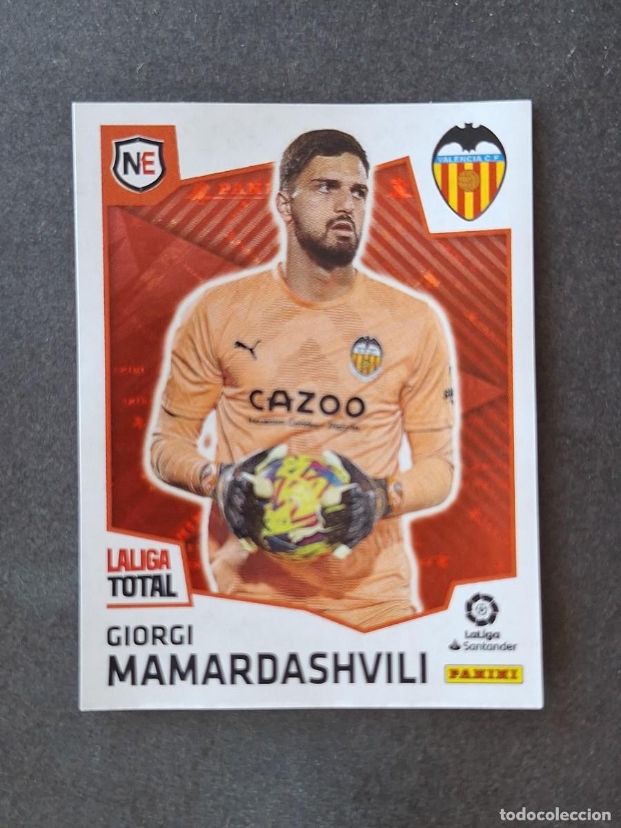 Football Stickers: L2 MAMARDASHVILI VALENCIA C. F. NEW ERA 479 PANINI LA LIGA TOTAL 2022 2023 22 23 NUNCA PEGADO