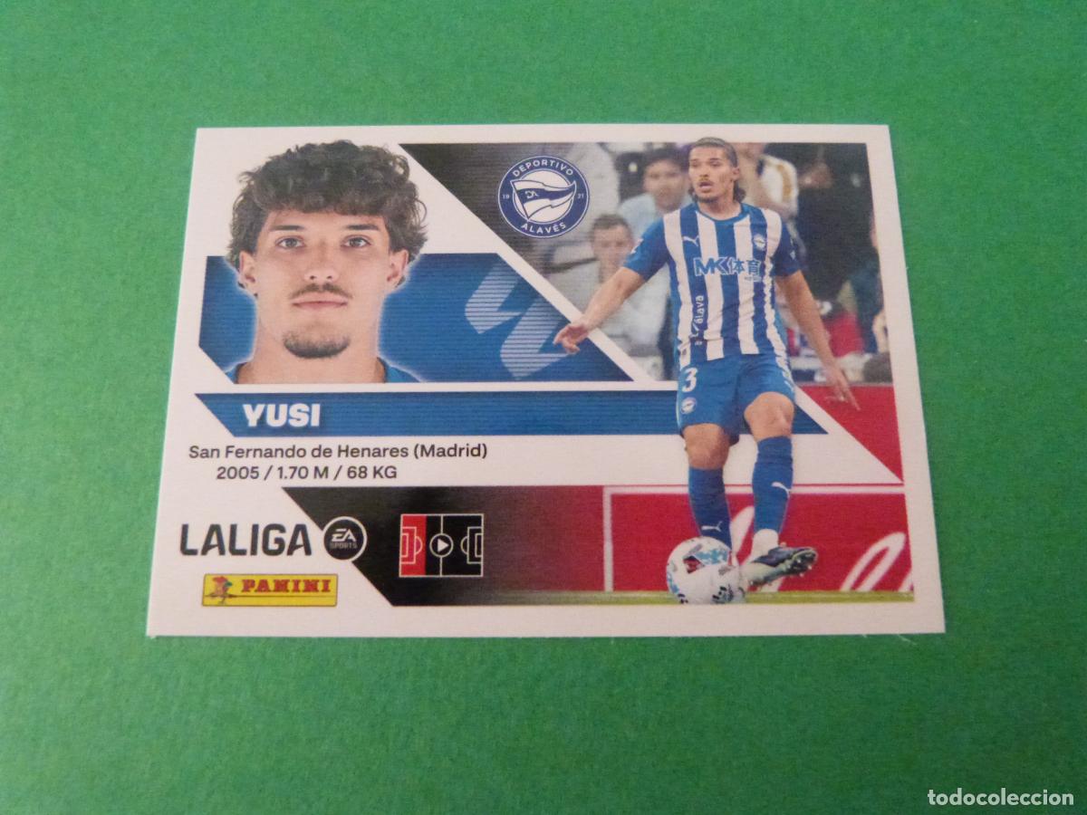 Cromos de f&uacute;tbol: CROMO FUTBOL YUSI DEPORTIVO ALAVES SIN PEGAR N&ordm; 9 LIGA ESTE 2026-2027/26-27 PANINI
