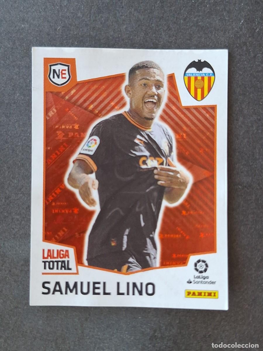 Cromos de f&uacute;tbol: L2 SAMUEL LINO VALENCIA C. F. NEW ERA 484 PANINI LA LIGA TOTAL 2022 2023 22 23 NUNCA PEGADO